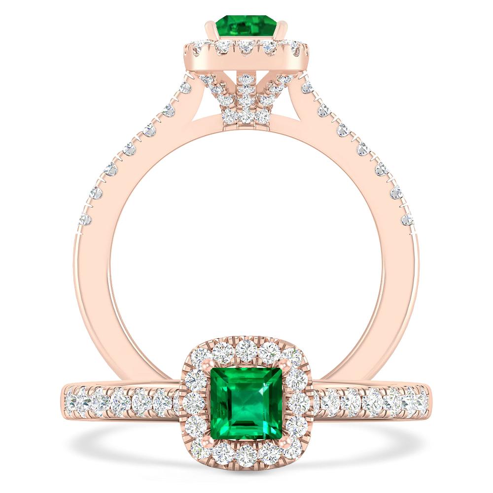 Rose Gold - Emerald