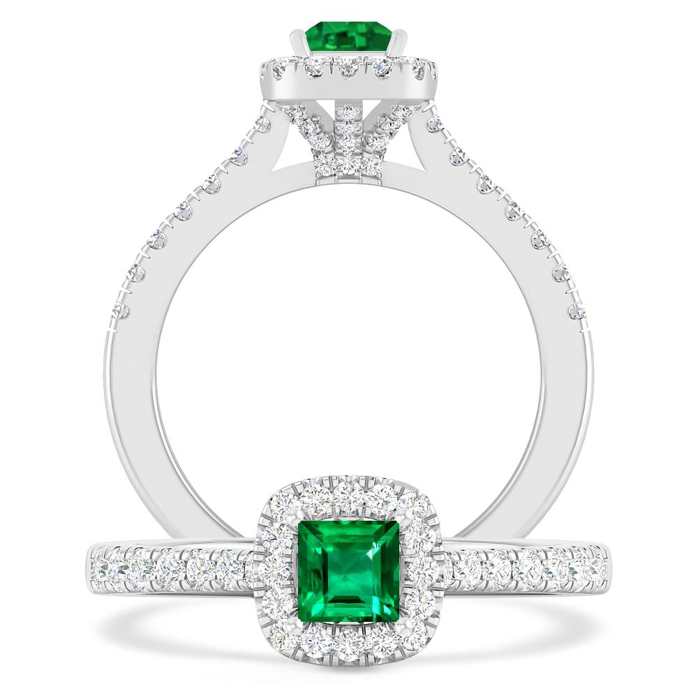 White Gold - Emerald