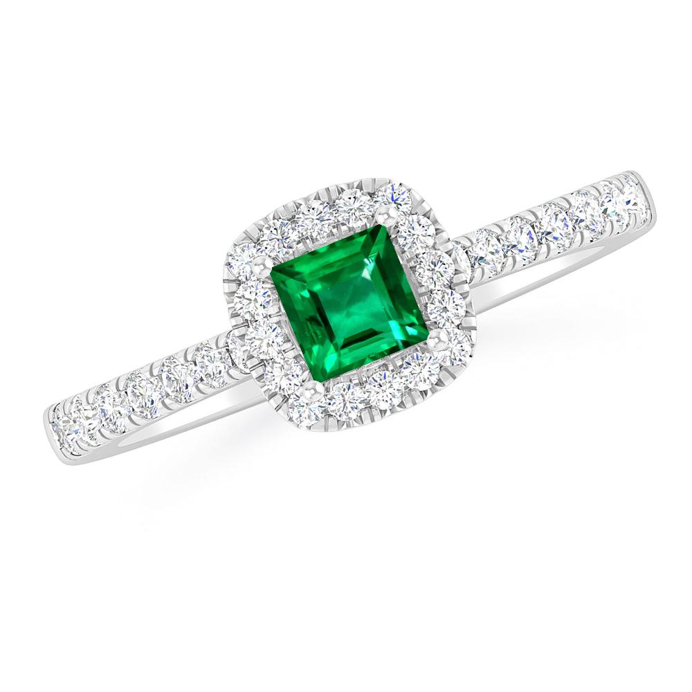 White Gold - Emerald