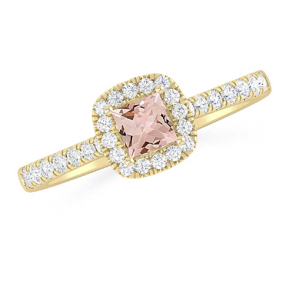 Yellow Gold - Morganite