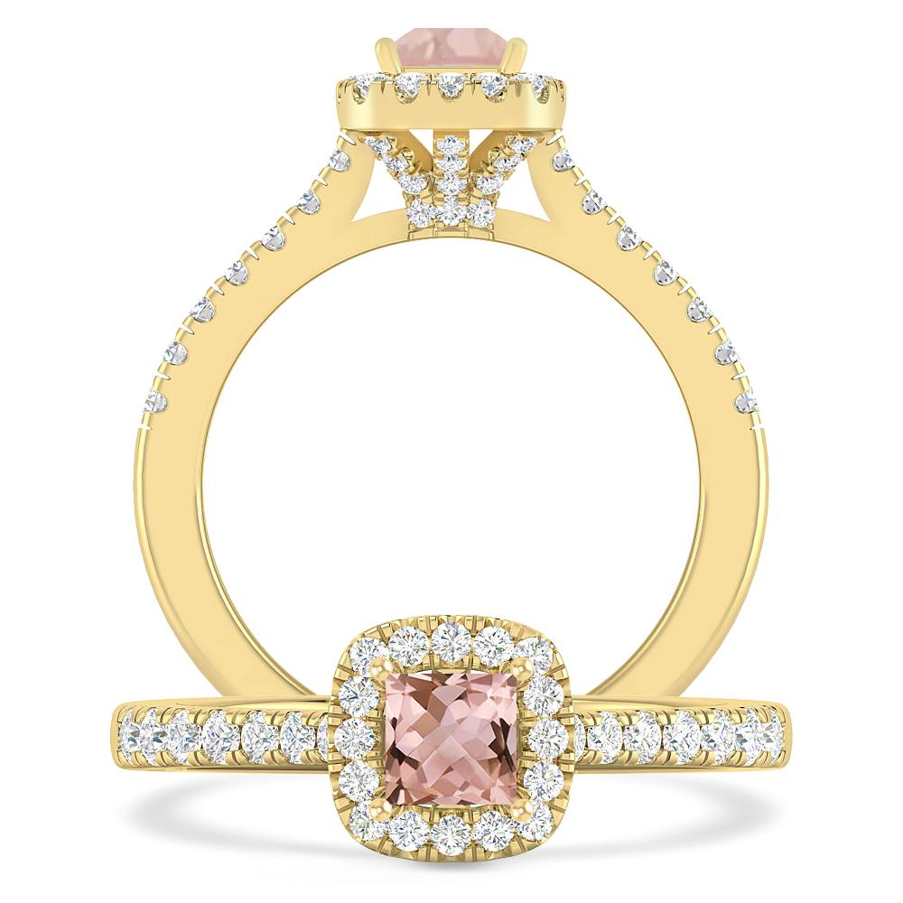 Yellow Gold - Morganite