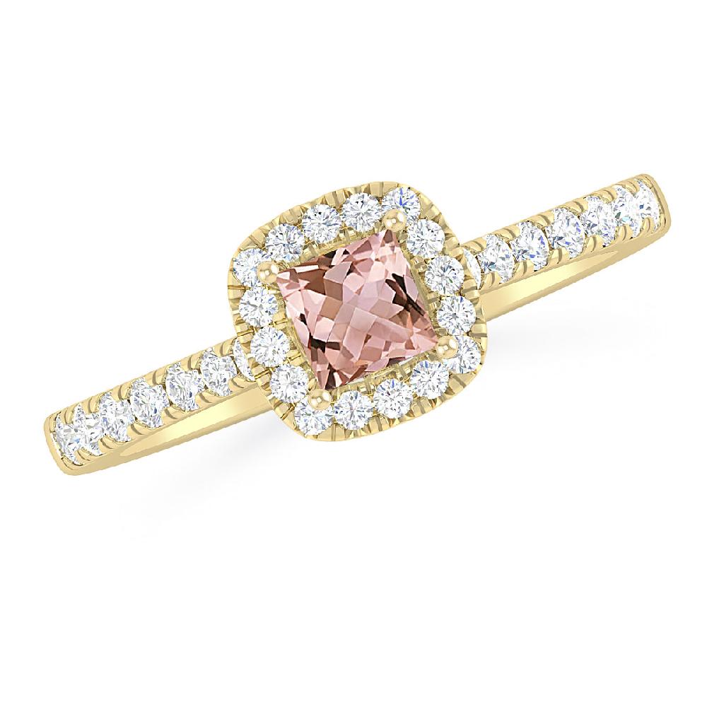 Yellow Gold - Morganite