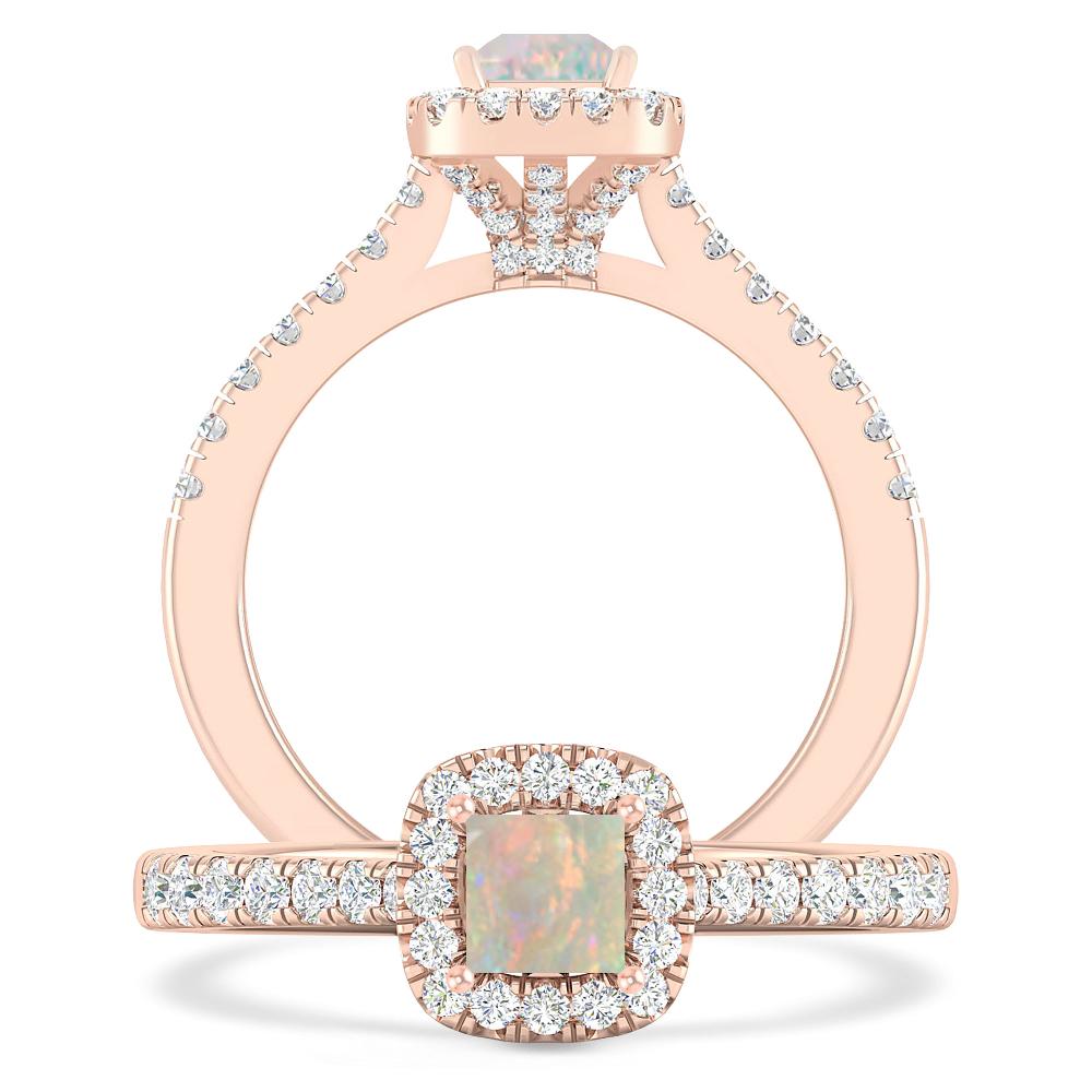 Rose Gold - Opal