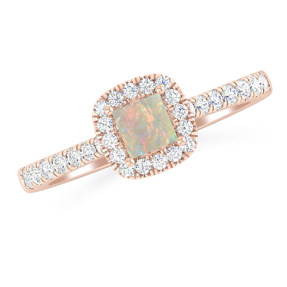 Rose Gold - Opal