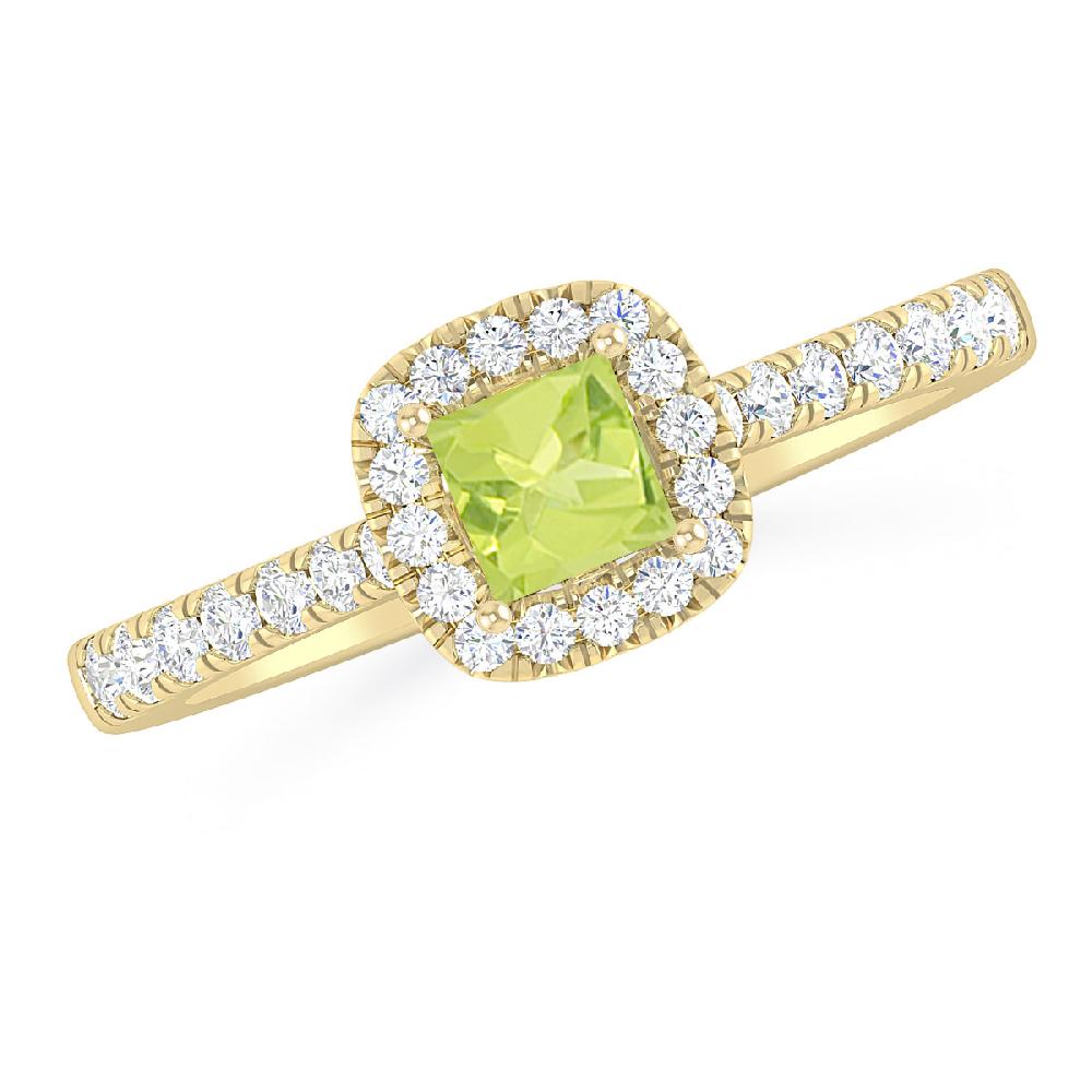 Yellow Gold - Peridot