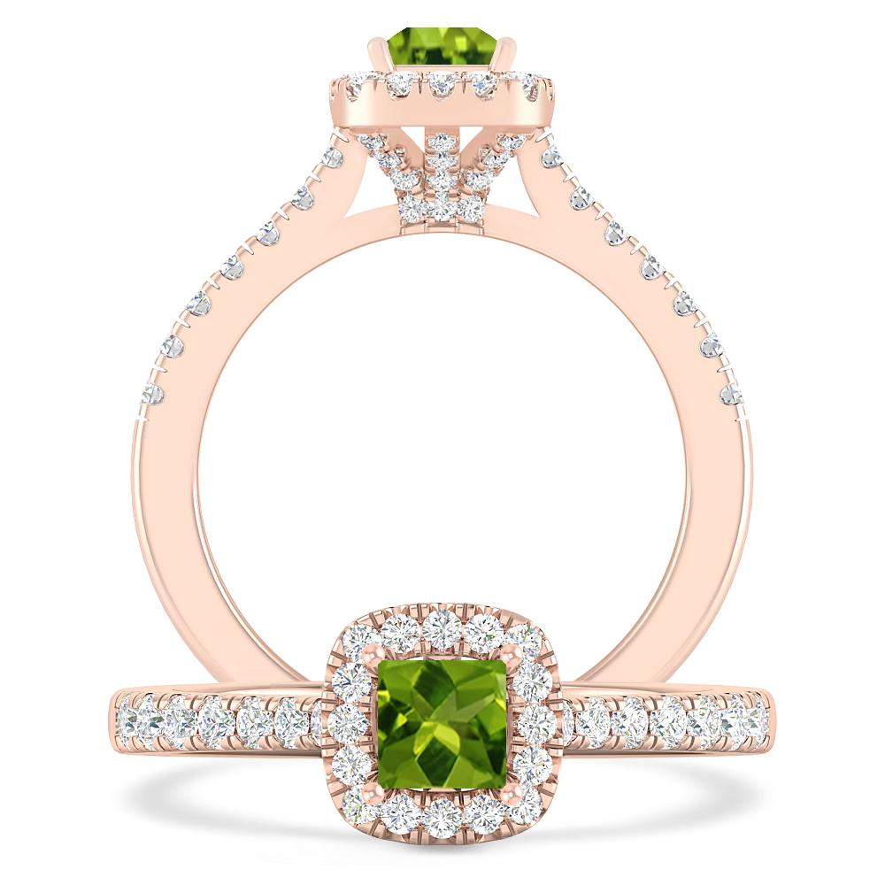 Rose Gold - Peridot