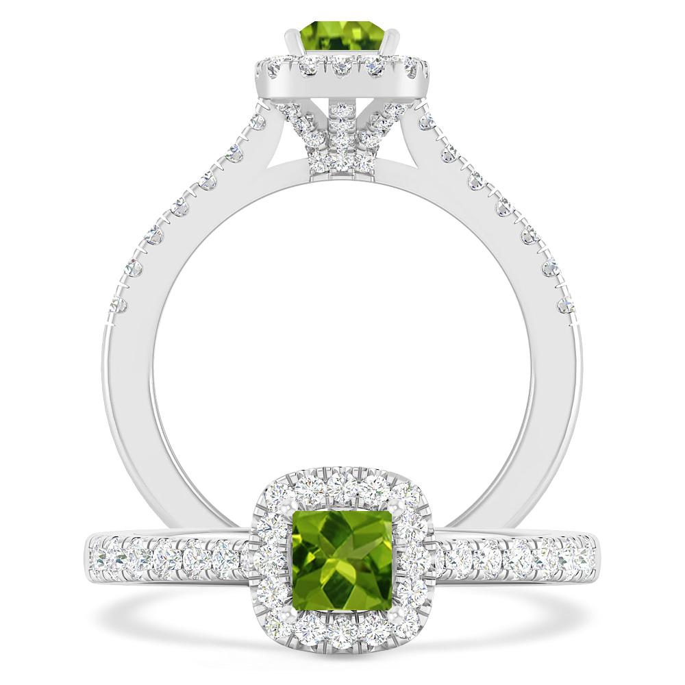 White Gold - Peridot