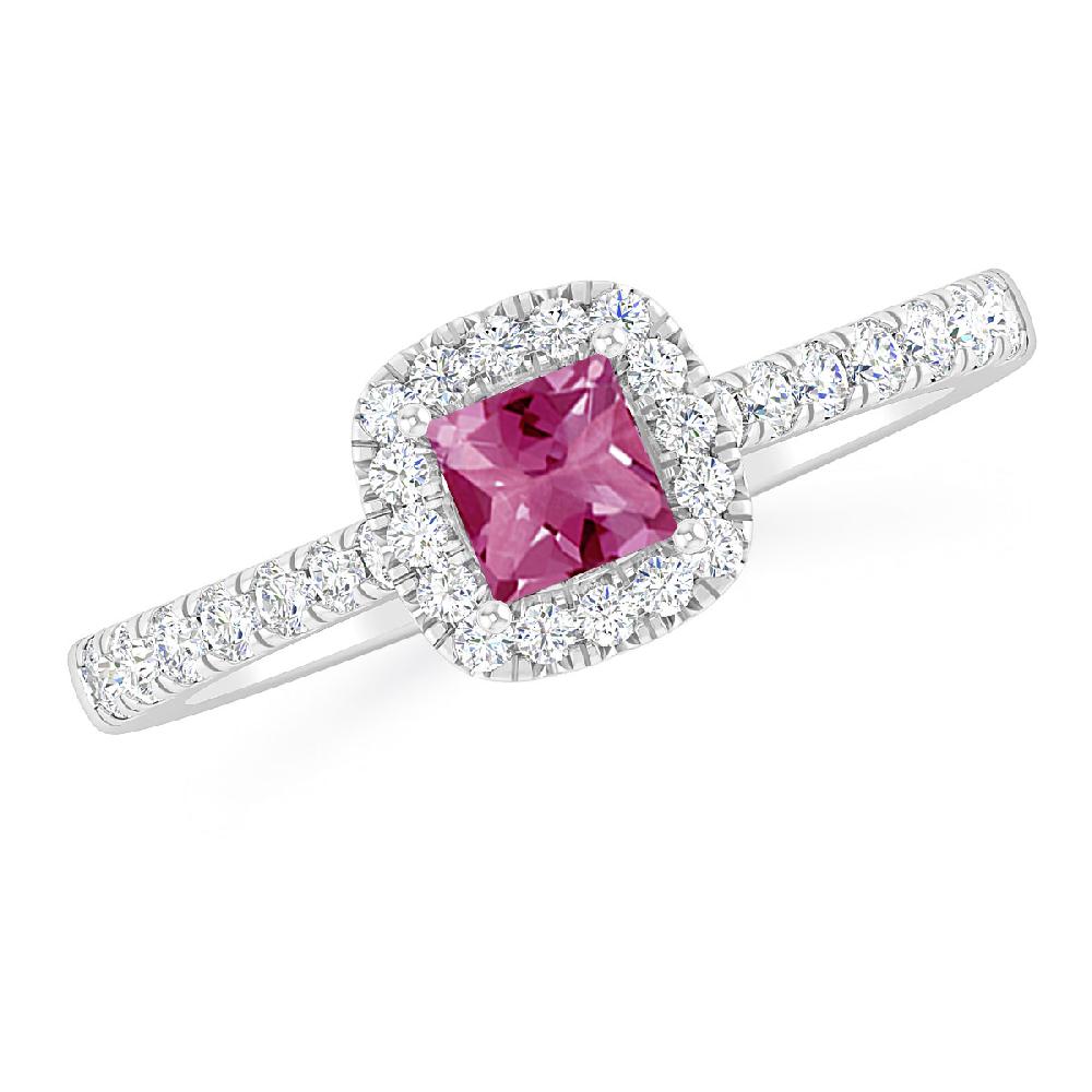 White Gold - Pink Tourmaline