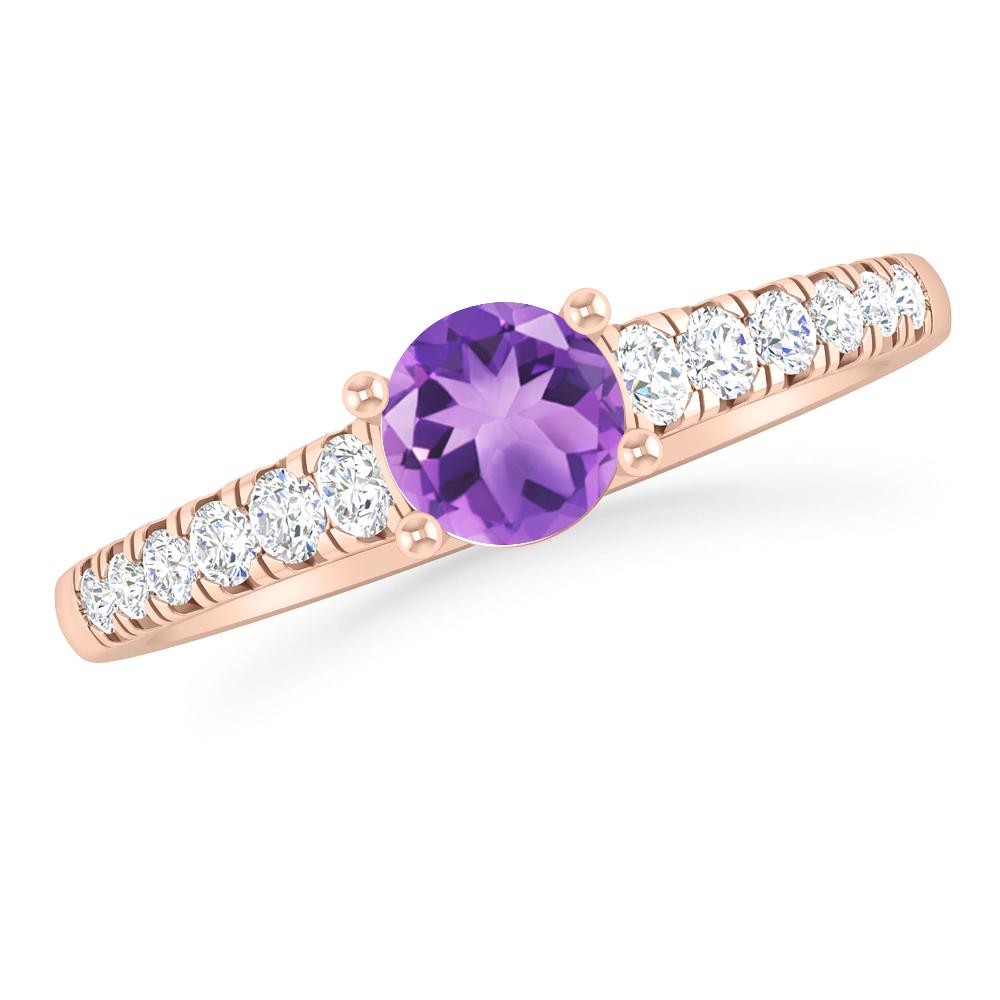 Rose Gold - Amethyst