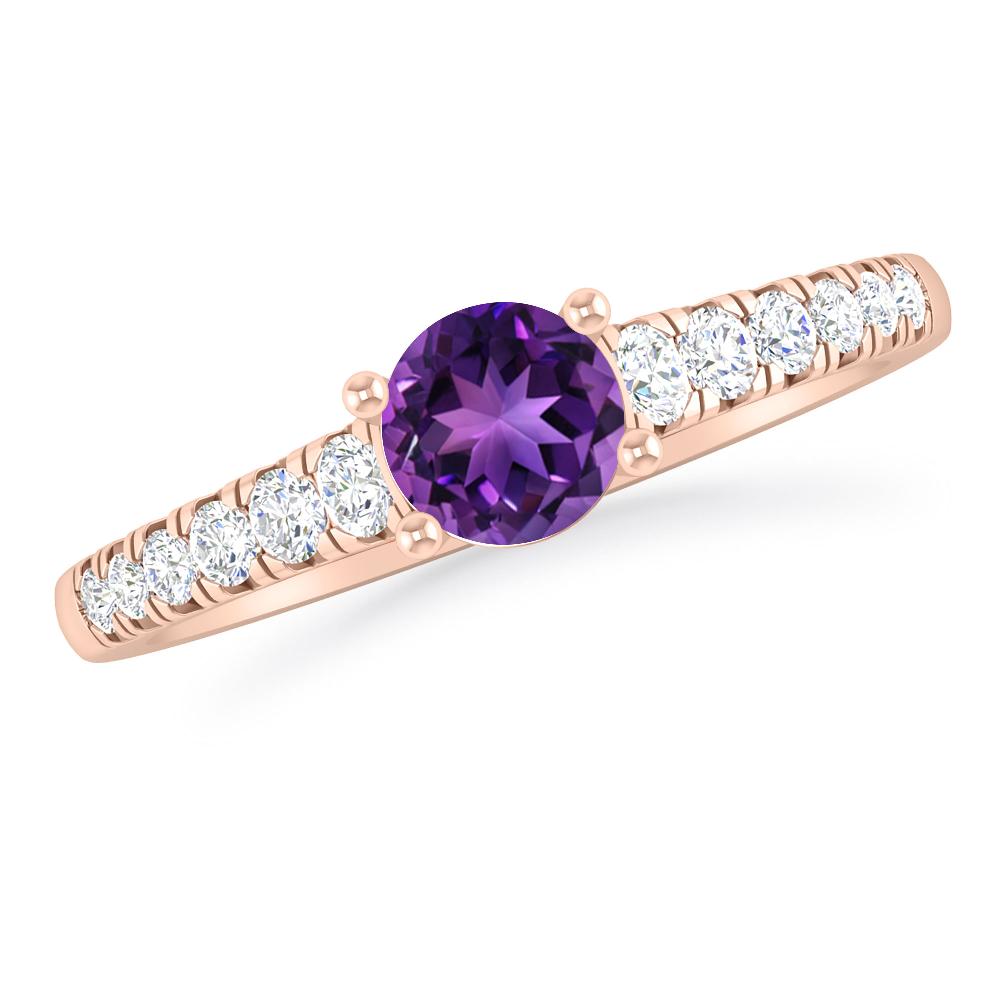 Rose Gold - Amethyst