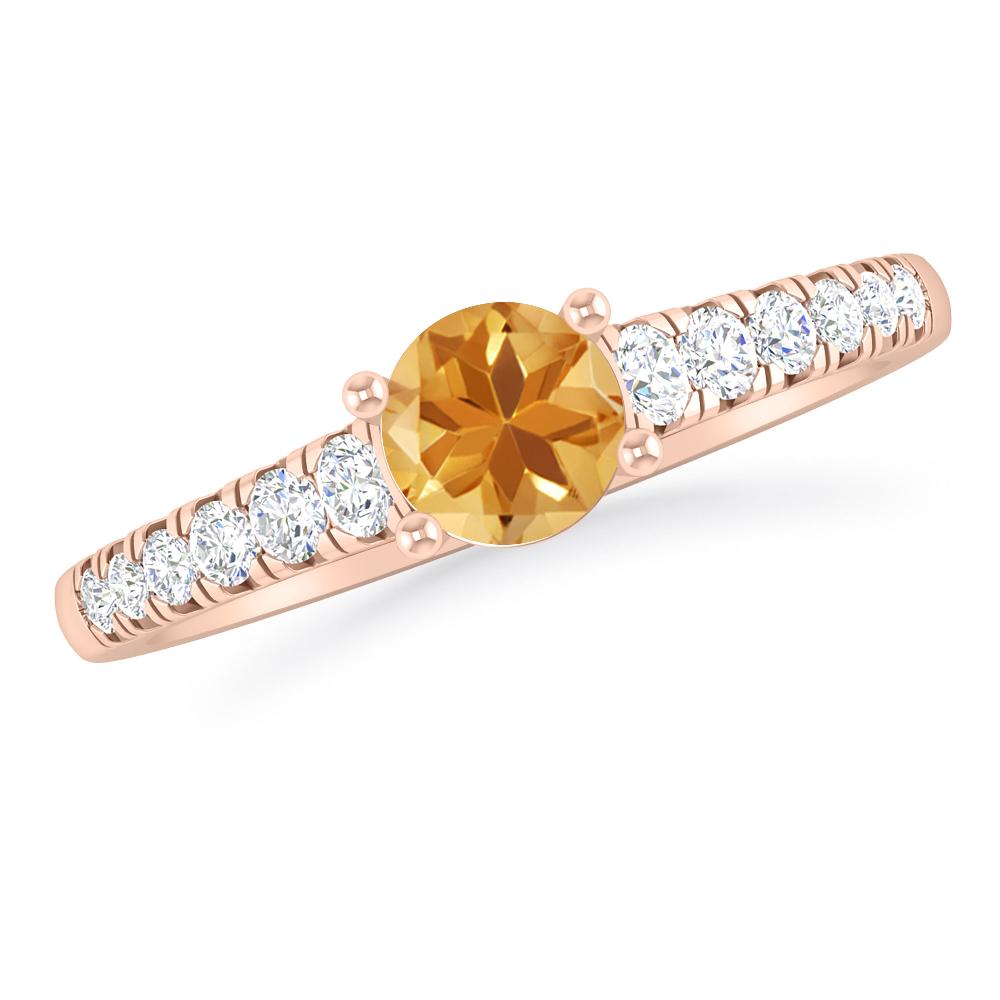 Rose Gold - Citrine