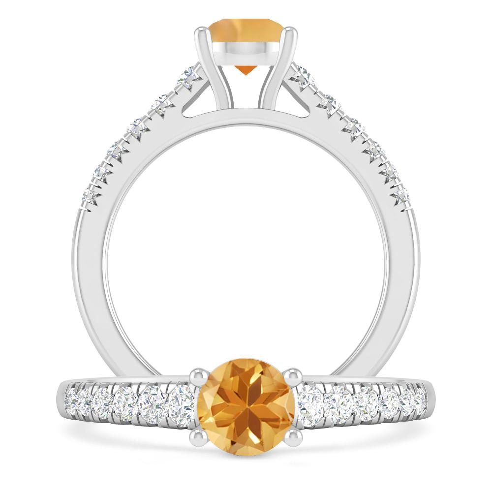 White Gold - Citrine