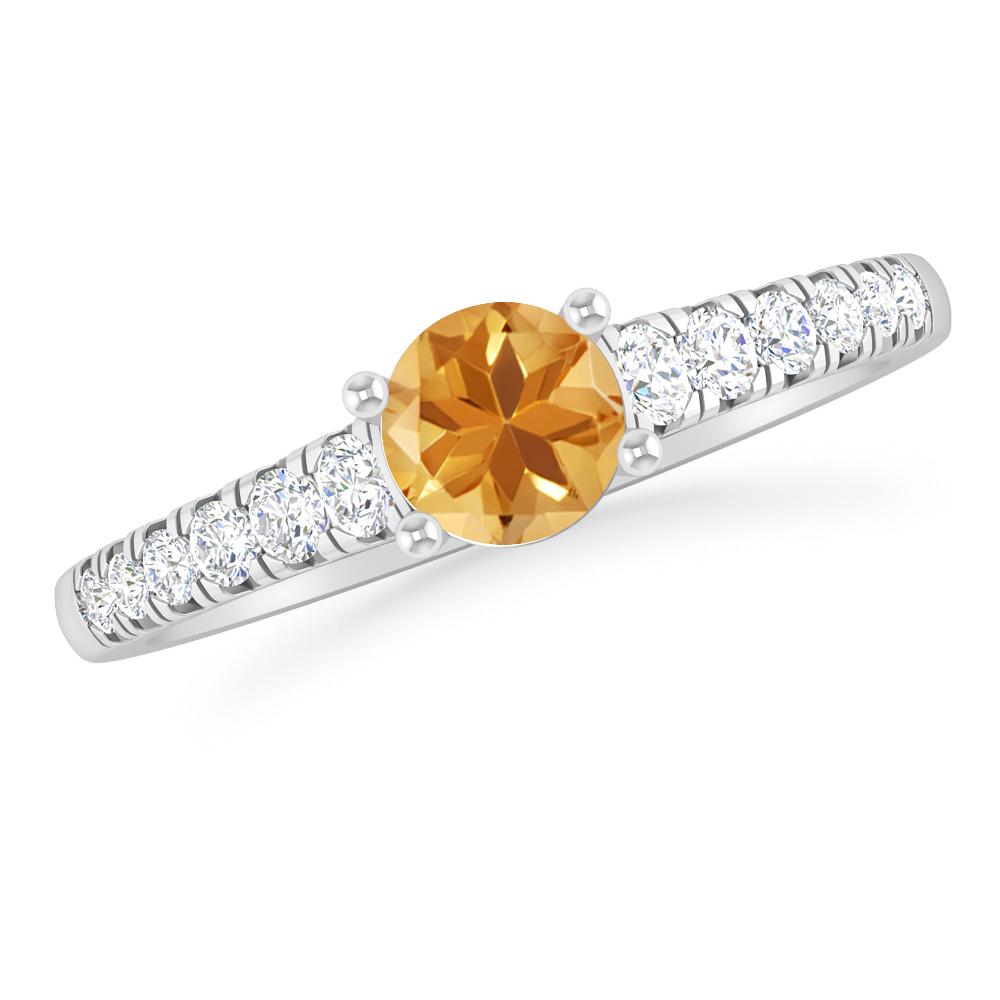 White Gold - Citrine