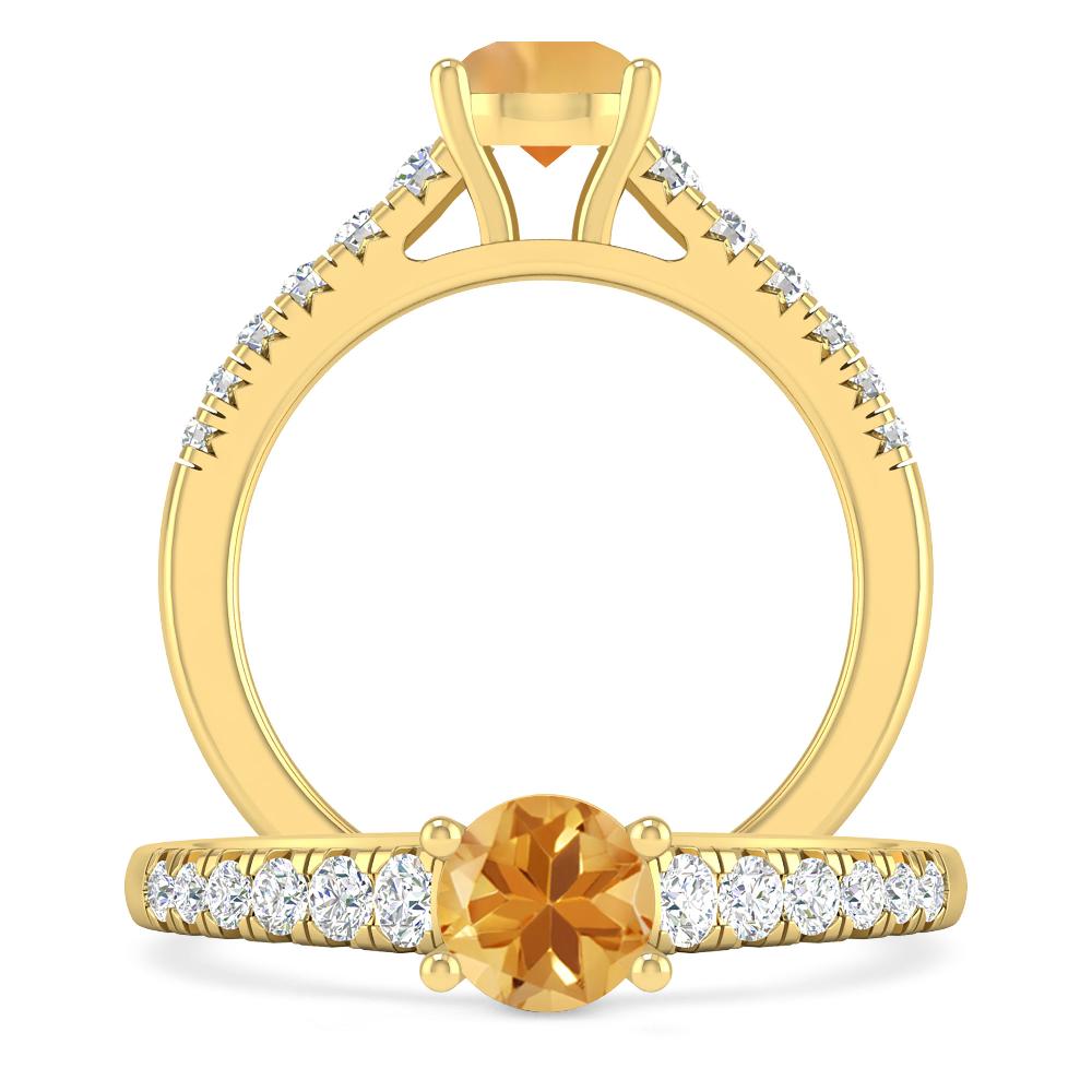 Yellow Gold - Citrine