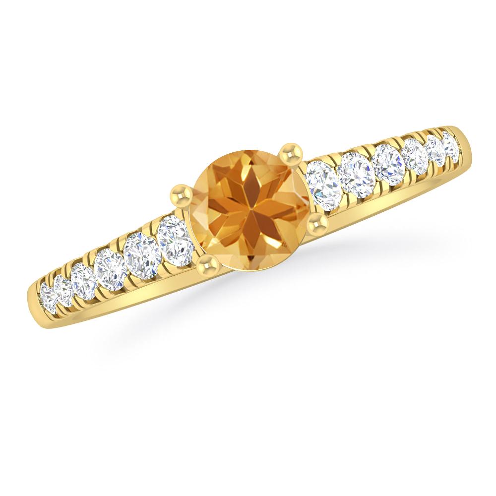 Yellow Gold - Citrine