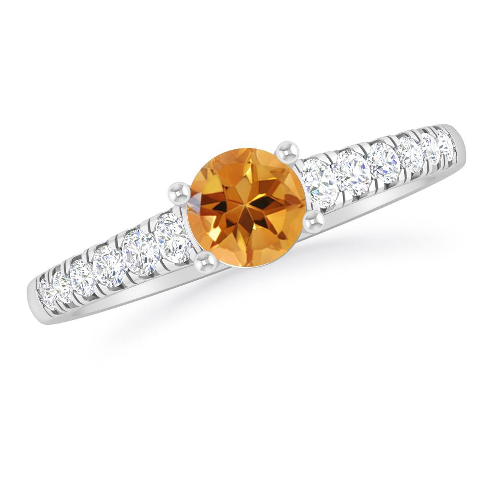 White Gold - Citrine