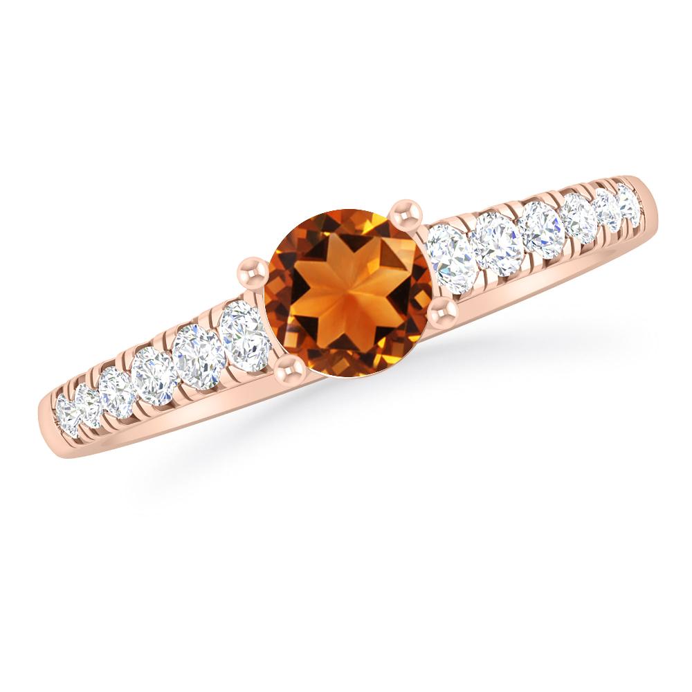 Rose Gold - Citrine