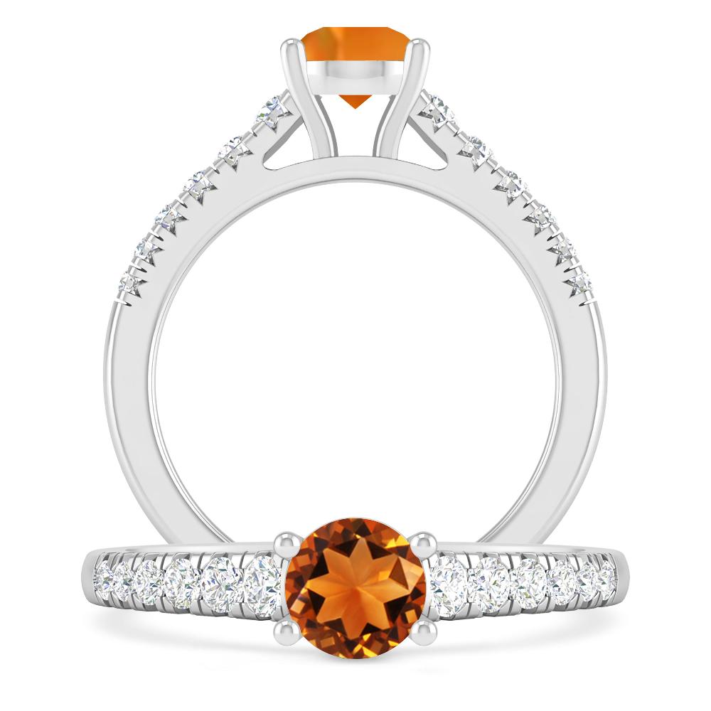 White Gold - Citrine