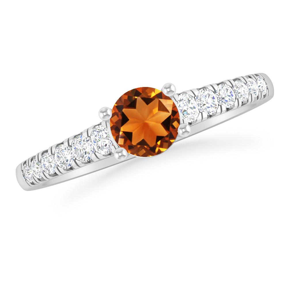 White Gold - Citrine