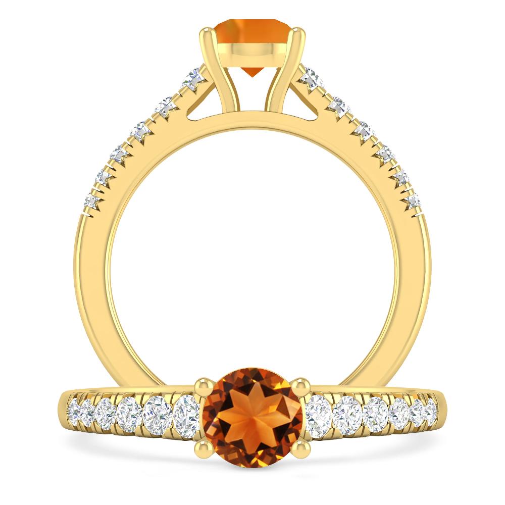 Yellow Gold - Citrine