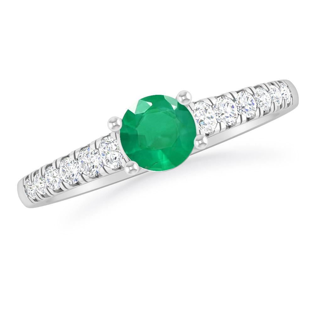 White Gold - Emerald