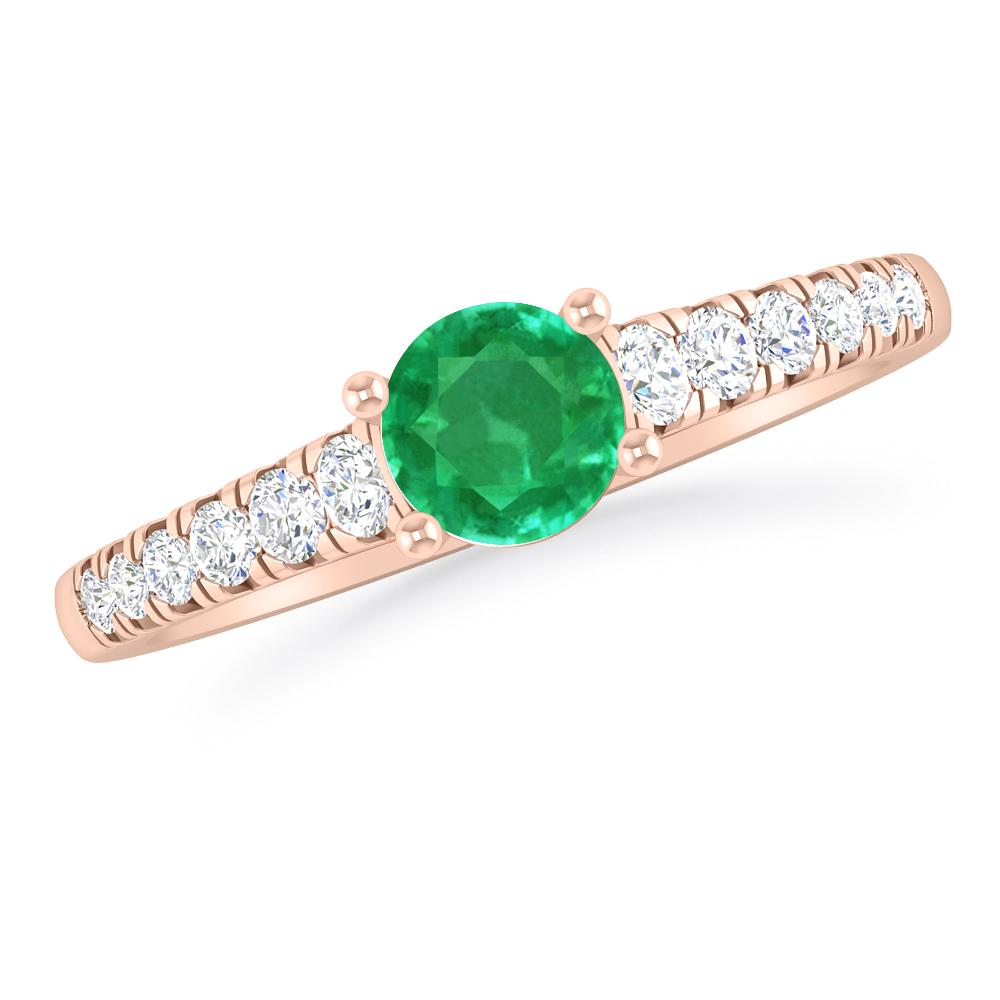 Rose Gold - Emerald