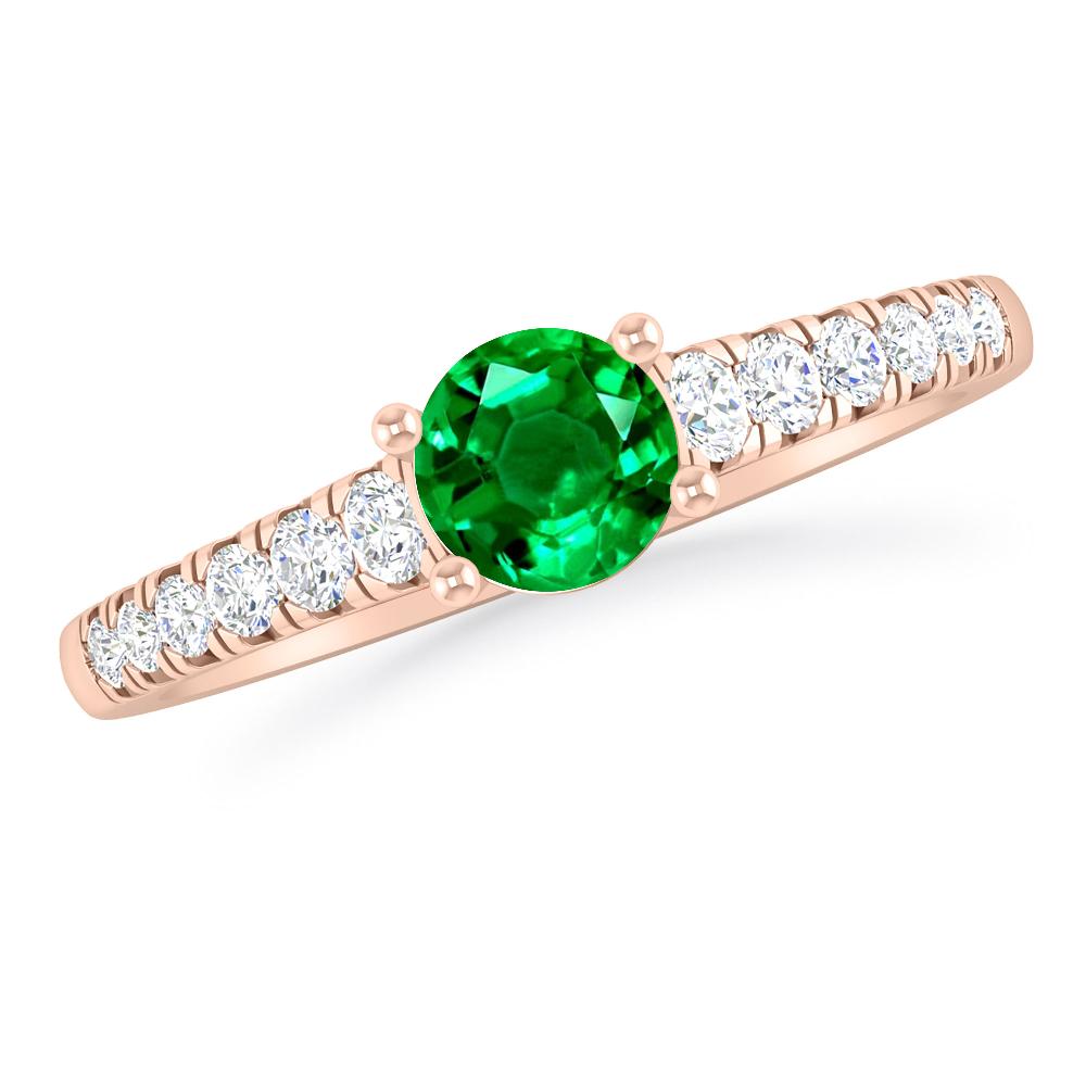 Rose Gold - Emerald