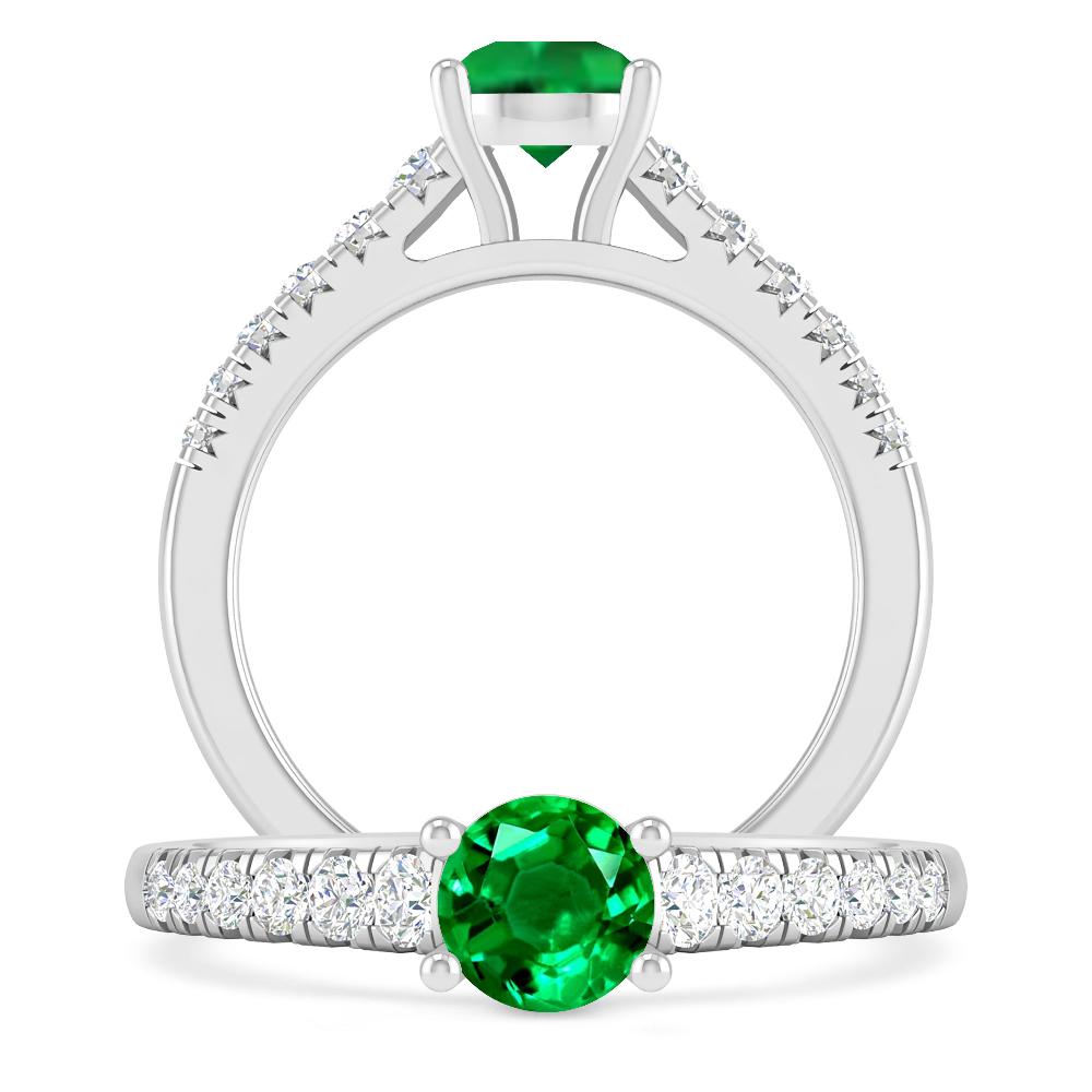 White Gold - Emerald