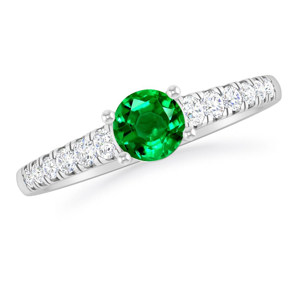 White Gold - Emerald