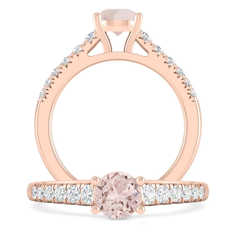 Rose Gold - Morganite