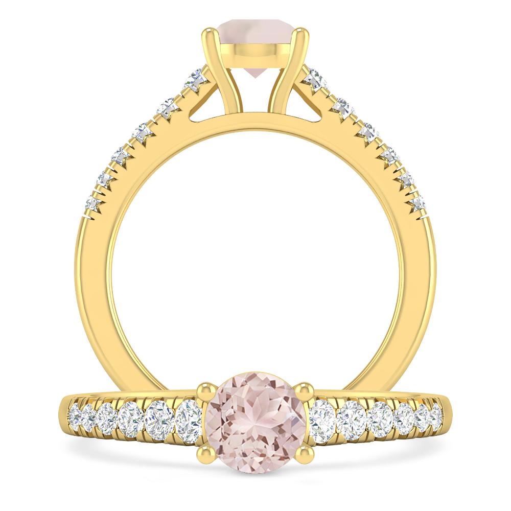 Yellow Gold - Morganite