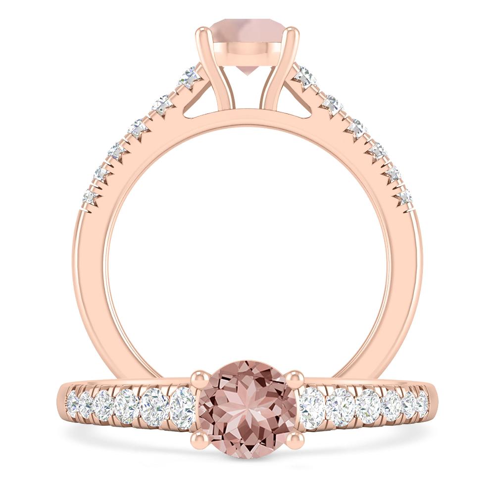 Rose Gold - Morganite