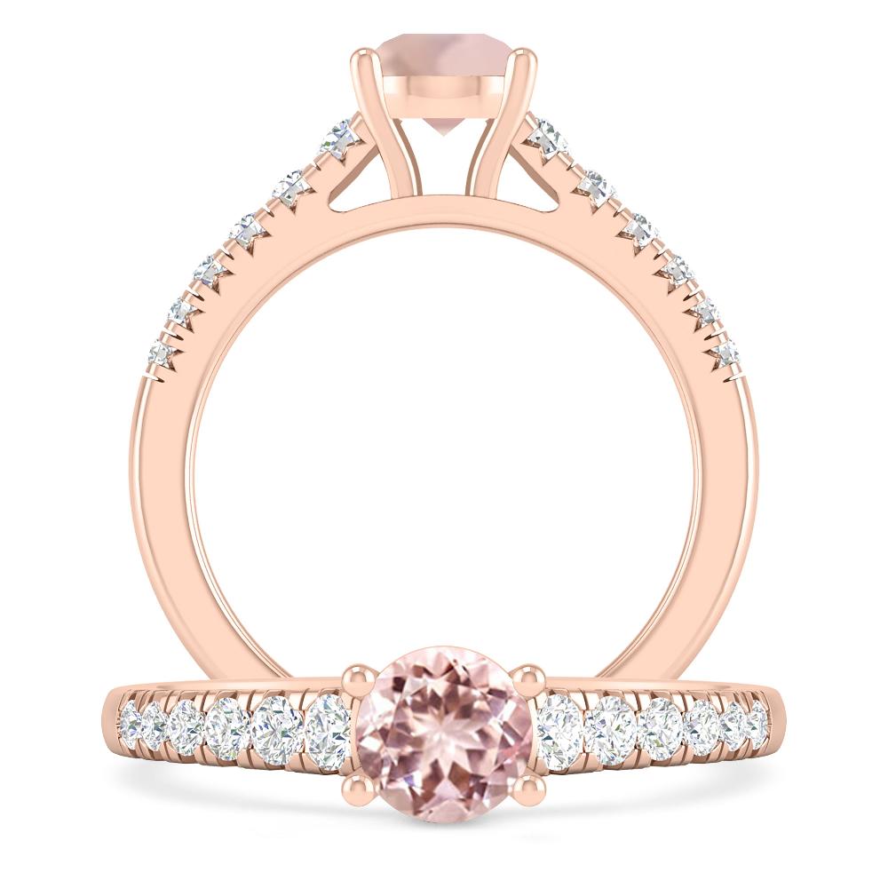 Rose Gold - Morganite