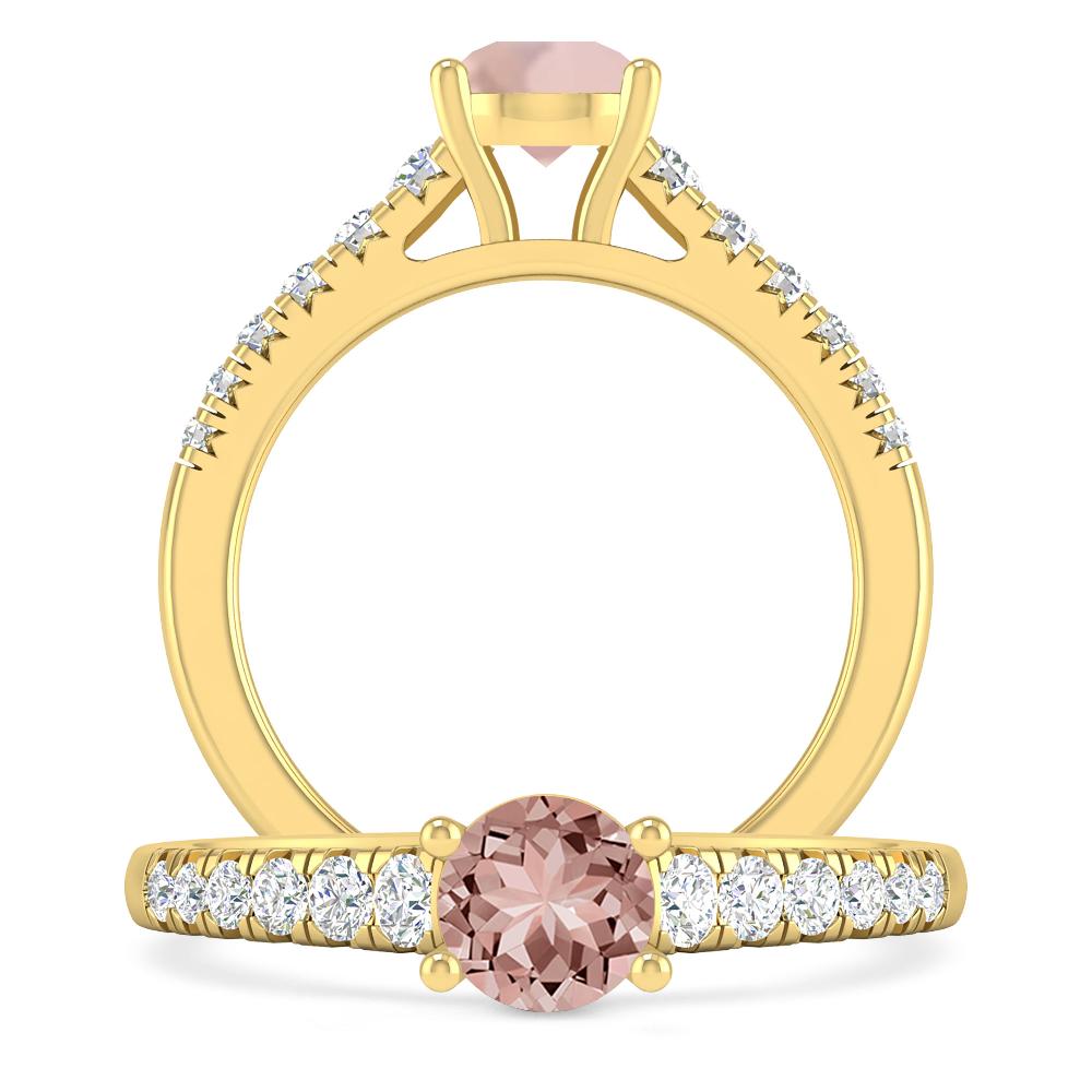 Yellow Gold - Morganite