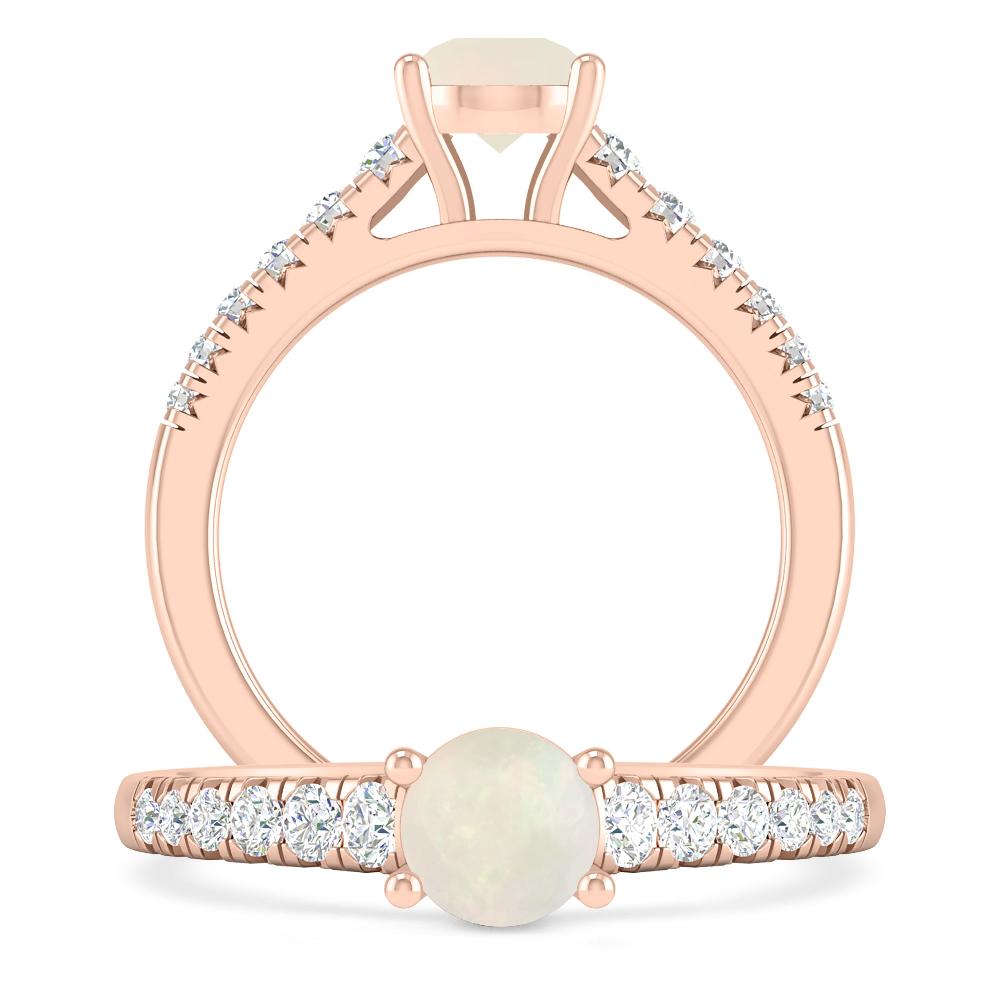 Rose Gold - Opal