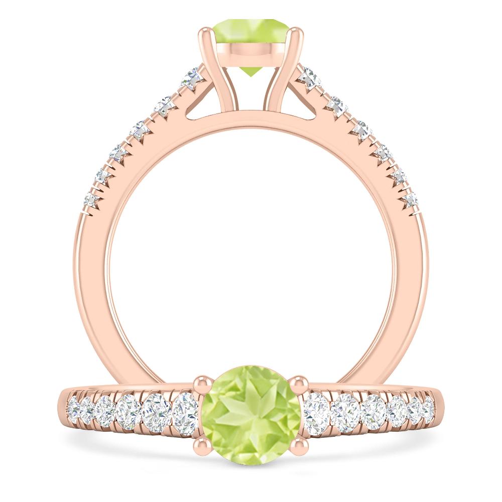 Rose Gold - Peridot