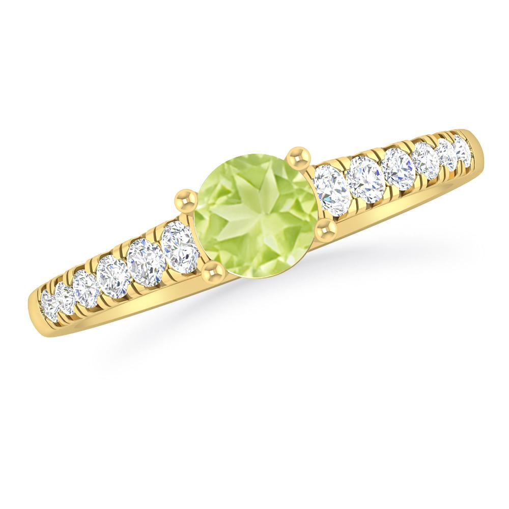 Yellow Gold - Peridot