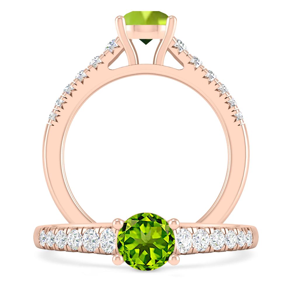 Rose Gold - Peridot