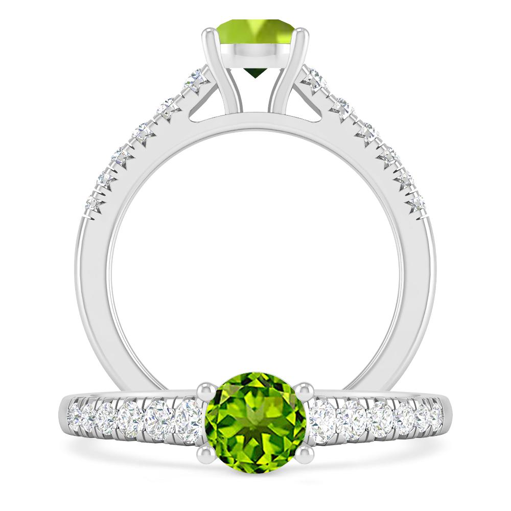 White Gold - Peridot