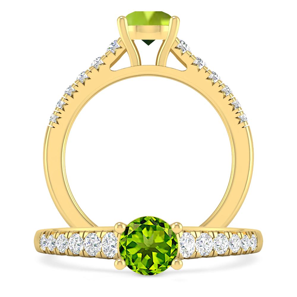 Yellow Gold - Peridot