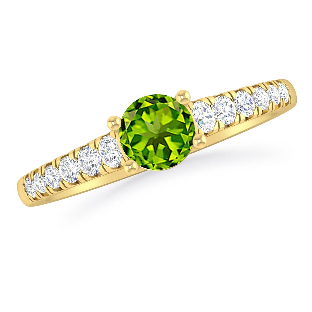 Yellow Gold - Peridot