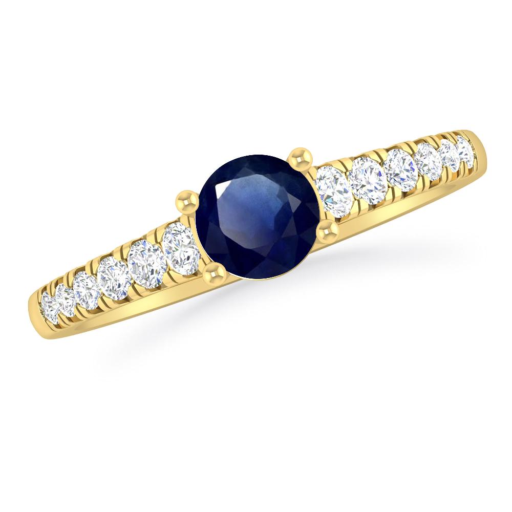 Yellow Gold - Sapphire