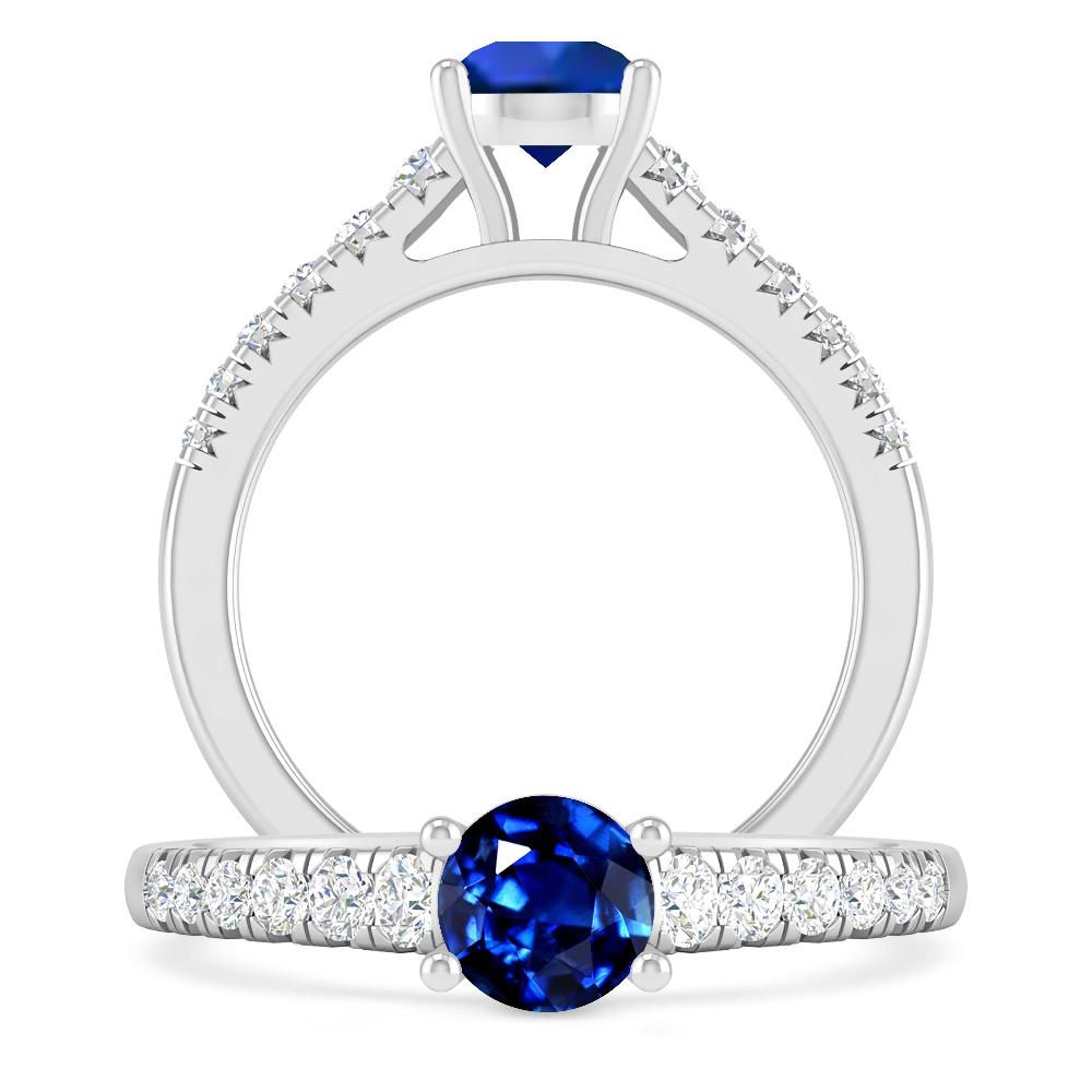 White Gold - Sapphire