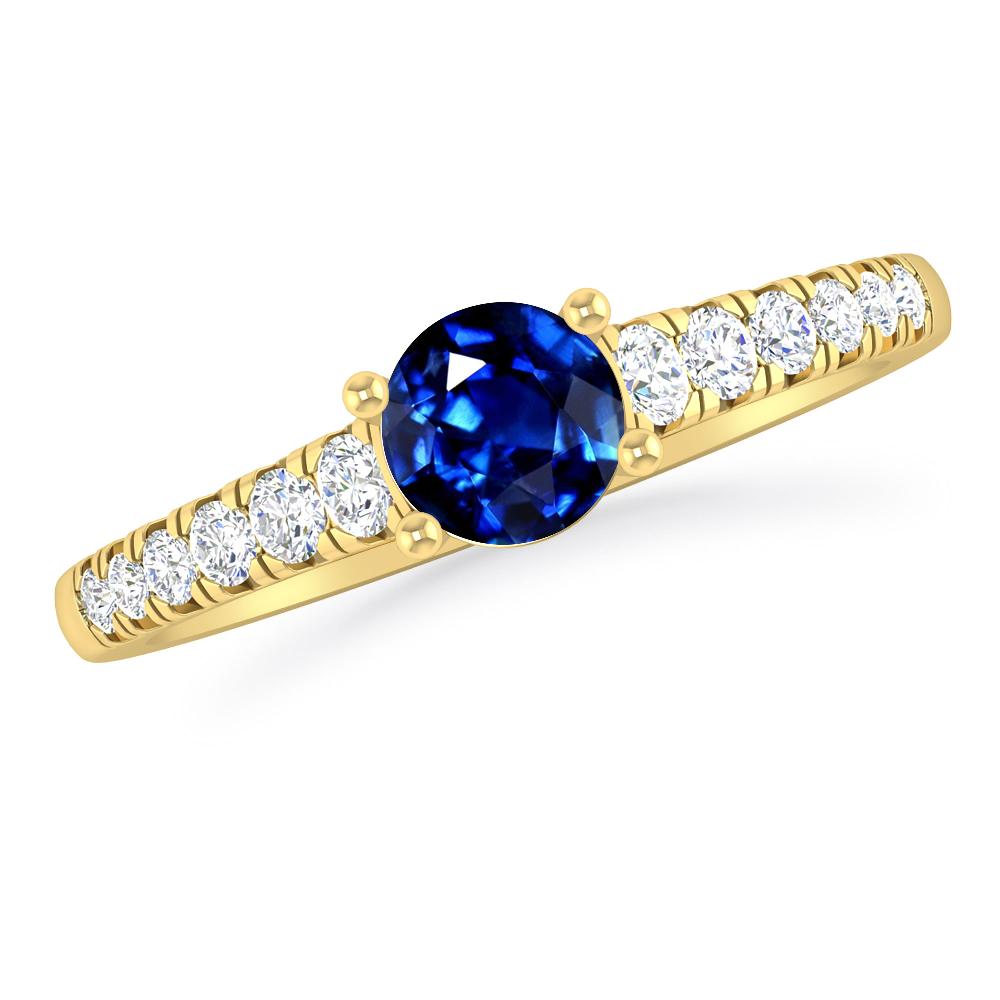 Yellow Gold - Sapphire