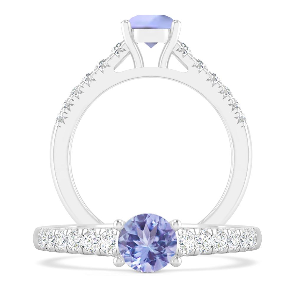 White Gold - Tanzanite