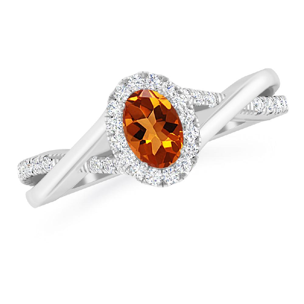 White Gold - Citrine