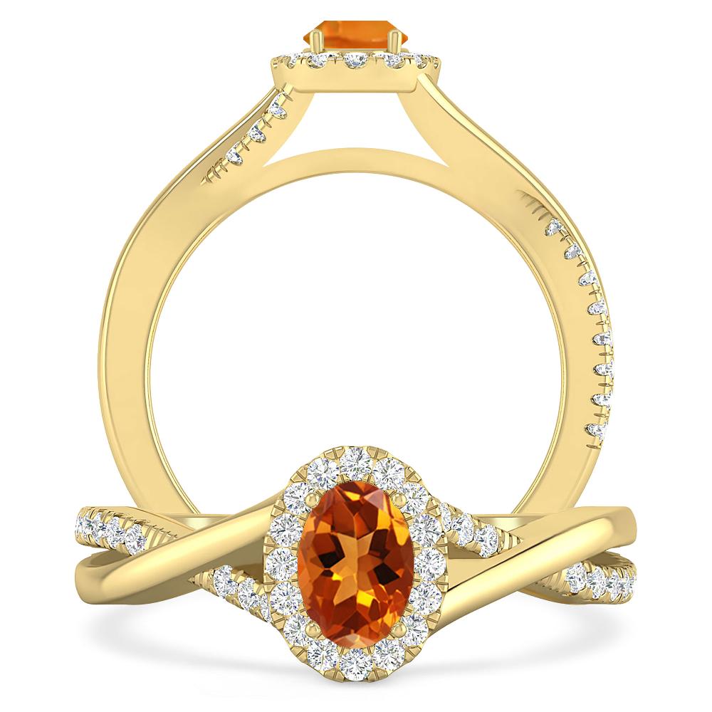 Yellow Gold - Citrine