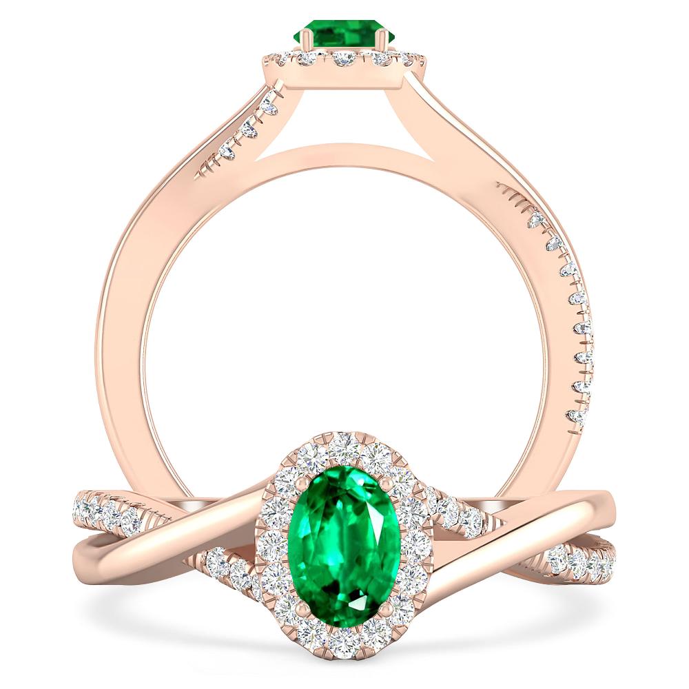 Rose Gold - Emerald