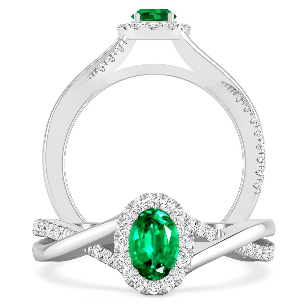 White Gold - Emerald