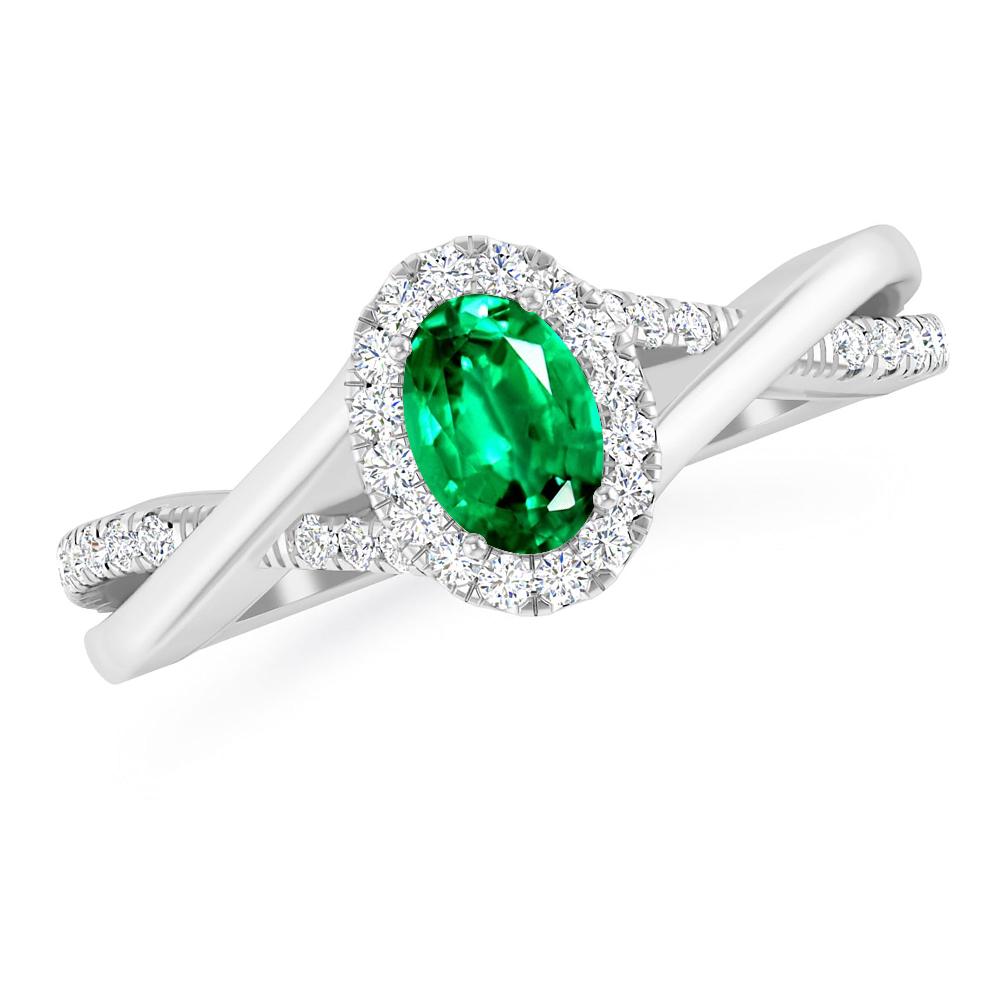 White Gold - Emerald